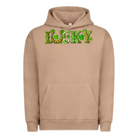 Pigment Burro st. patrick's day lucky with clovers and horseshoe Urban Hoodie - RanaPortraitStore