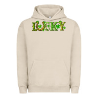Pigment French Oak st. patrick's day lucky with clovers and horseshoe Urban Hoodie - RanaPortraitStore