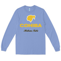 Colony Blue nice cohiba - habana cuba Long Sleeve Tee - linhVisuals
