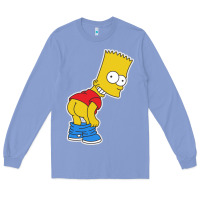 Colony Blue TRIPY BART SIMPSONS Long Sleeve Tee - linhVisuals