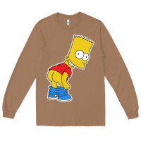 Toasted Coconut TRIPY BART SIMPSONS Long Sleeve Tee - linhVisuals