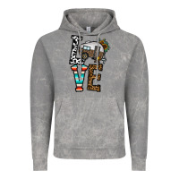 Cloud Rock love caravan Vintage Hoodie - CowhideDigitalArt