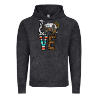 Vintage Black love caravan Vintage Hoodie - CowhideDigitalArt
