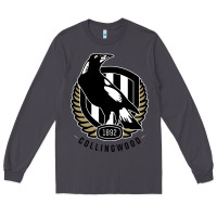 Smoke collingwood fc Long Sleeve Tee - linhVisuals