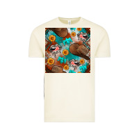 Vintage Arctic western cowboy hat seamless pattern Vintage Tee - BundleAndBundleShop