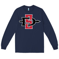 Navy san diego state aztecs Long Sleeve Tee - linhVisuals