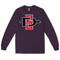 Plum san diego state aztecs Long Sleeve Tee - linhVisuals