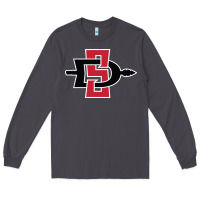 Smoke san diego state aztecs Long Sleeve Tee - linhVisuals