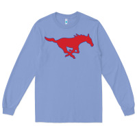 Colony Blue smu mu5t4ng Long Sleeve Tee - linhVisuals