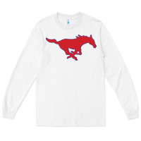 White smu mu5t4ng Long Sleeve Tee - linhVisuals