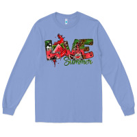 Colony Blue Love Summer Long Sleeve Tee - CowhideDigitalArt