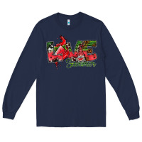 Navy Love Summer Long Sleeve Tee - CowhideDigitalArt