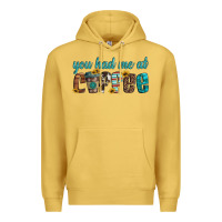 Antique Gold you had me at coffee Premium Hoodie - Artiststas