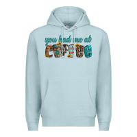 Blue Mist you had me at coffee Premium Hoodie - Artiststas