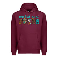 Burgundy you had me at coffee Premium Hoodie - Artiststas