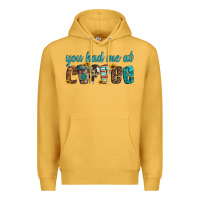 Mustard you had me at coffee Premium Hoodie - Artiststas