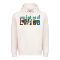 Pale Pink you had me at coffee Premium Hoodie - Artiststas