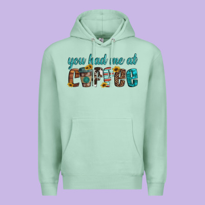 You Had Me At Coffee Premium Hoodie Designed By Artiststas