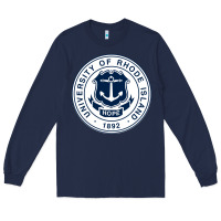 Navy university of rhode island Long Sleeve Tee - linhVisuals