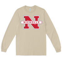 Mushroom nicholls state colonels wordmark Long Sleeve Tee - linhVisuals