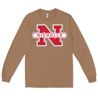 Toasted Coconut nicholls state colonels wordmark Long Sleeve Tee - linhVisuals