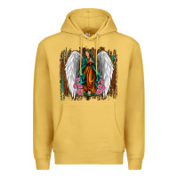 Antique Gold lady of guadalupe Premium Hoodie - Jasminsmagicworld