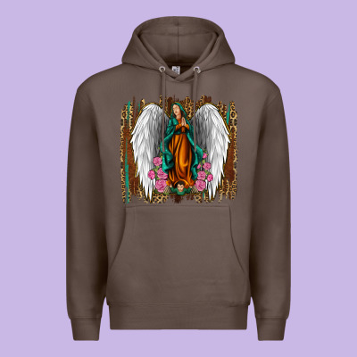 Lady Of Guadalupe Premium Hoodie Designed By Jasminsmagicworld
