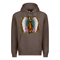 Coffee lady of guadalupe Premium Hoodie - Jasminsmagicworld