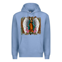 Colony Blue lady of guadalupe Premium Hoodie - Jasminsmagicworld