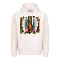 Pale Pink lady of guadalupe Premium Hoodie - Jasminsmagicworld