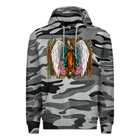 Slate Camo lady of guadalupe Premium Hoodie - Jasminsmagicworld