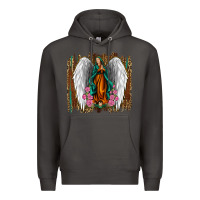 Smoke lady of guadalupe Premium Hoodie - Jasminsmagicworld