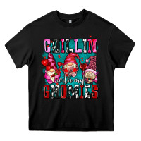 Black chillin with my gnomies olivia Heavy Core Tee - OliviaCreatesArt