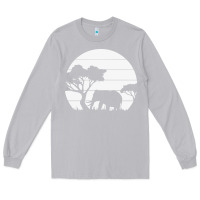 Moon Dust elephant art Long Sleeve Tee - linhVisuals