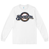 White The Brew Crew Baseball Long Sleeve Tee - linhVisuals
