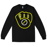 Black The Brew Crew Baseball Long Sleeve Tee - linhVisuals