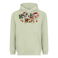 Matcha Hohoho Christmas Cows Heavyweight Hoodie - RanaPortraitStore