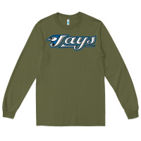 Army Green The Jays Baseball Long Sleeve Tee - linhVisuals