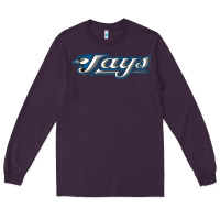 Plum The Jays Baseball Long Sleeve Tee - linhVisuals