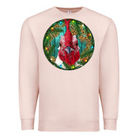 Pale Pink Roaster Head Christmas Premium Sweatshirt - RanaPortraitStore