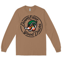Toasted Coconut Down East Wood Ducks Long Sleeve Tee - linhVisuals