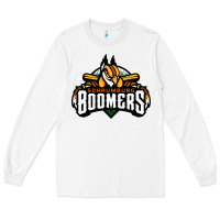 White Schaumburg Boomers Long Sleeve Tee - linhVisuals