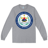 Heather Grey villanova university Long Sleeve Tee - linhVisuals