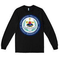 Black villanova university Long Sleeve Tee - linhVisuals