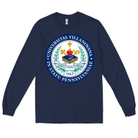 Navy villanova university Long Sleeve Tee - linhVisuals