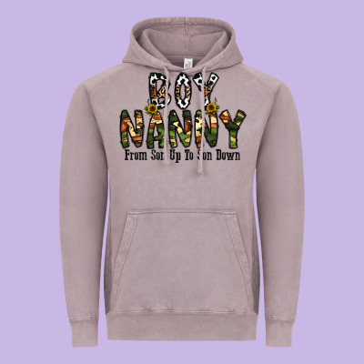 Boy Nanny From Son Up To Son Down Vintage Hoodie Designed By Cowhidedigitalart