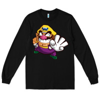 Black super wario land Long Sleeve Tee - linhVisuals