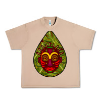 Burro african masks teardrop  7 Urban Heavy Tee - BundleAndBundleShop