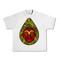 Lunar Rock african masks teardrop  7 Urban Heavy Tee - BundleAndBundleShop