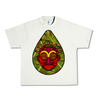Pistachio african masks teardrop  7 Urban Heavy Tee - BundleAndBundleShop